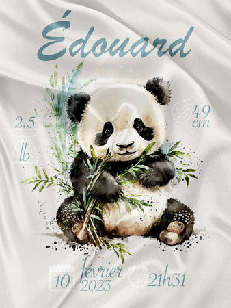 Panda bambou - Couverture de naissance