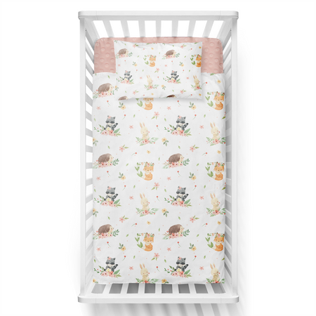 Forêt fleurie - Couvre-lit pour bassinette